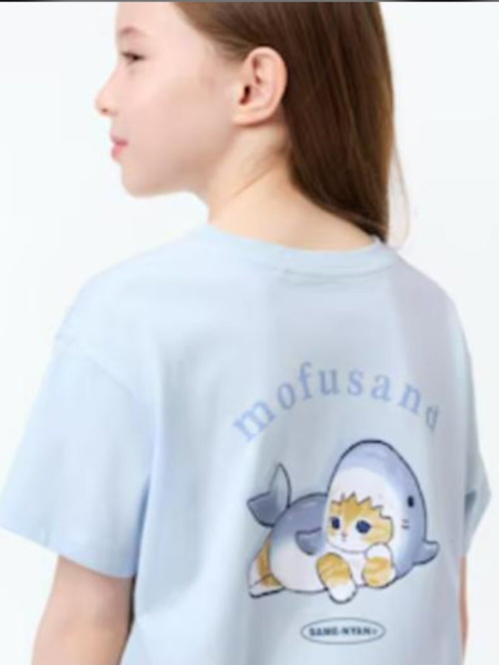 UNIQLO UT Kids' Mofusand Same-Nyan Shark Cat Tee, Sz. 9/10